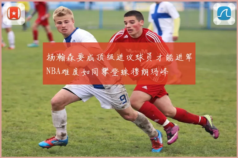 杨瀚森要成顶级进攻球员才能进军NBA难度如同攀登珠穆朗玛峰